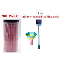 200/100/50/30 tờ giấy cuốn thuốc lá cỡ lớn (có đầu lọc), điếu cuốn thuốc lá hình nón 109mm (có nhân), cháy chậm, phụ kiện thuốc lá, quà tặng ngày lễ (cho bạn bè và gia đình) - Màu sắc cầu vồng - Xem 4