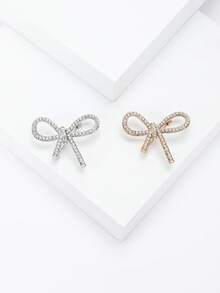 Trâm cài áo đính đá thời trang cho phụ nữ, trang phục, phụ kiện tiệc, quà tặng - Trâm nơ - Xem 10