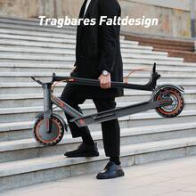 SEEMAR Electric Scooter S3 For Adults, Power Nominal 350W, Battery 36V 7.8Ah, Autonomy Maximum Of 20 To 30 Km, Tires Of 8.5 Inches, Corps In Alliage D'aluminium, Pliable For A Rangement Facile, Equipped With A Mobile Application - Black - View 4