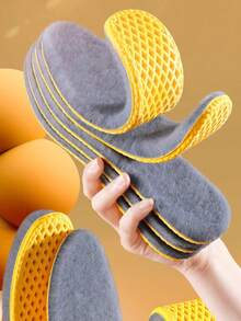 1pc Winter Warm Insole, Thick Thermal Lining, Anti-Fatigue, Moisture-Wicking, Breathable, Trimmable, Unisex Design, Anti-Slip, Odor-Resistant, Thick Wool Felt Pad Insulation,Galentines,Puppy,Carnival,Party Decorations,Shoe,Spring Summer Picks,Brides Maid Gifts,Room,Bedroom Decor,Beach,Travel,For Men,For Women,Vacation - Multicolor - View 9