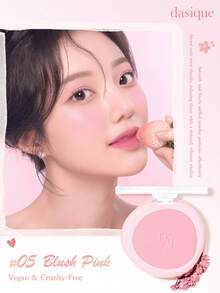 Dasique Matte Blush Palette, Highly Pigmented Long-Lasting Luminous Lightweight Natural Blush Makeup, Fashion Women's Cosmetic Brand, Essential Christmas Gift For Her, Bridal Wedding, Summer, Valentine's Day, Vacation - #05 Blush Pink - 查看 3