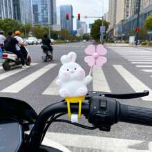 1Pc Bicycle Decoration Animal Windmill - Creative And Cute Style Bicycle Accessories - Ideal For Decorating Bicycles And Mountain Bikes, Can Be Used As A Holiday Gift.