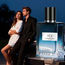 YCZ Men's Pheromone Perfume | 1.7oz | Fresh Scent + Lavender Scent | Warm Woody End Rhyme | Essential Fragrance For Dating Confessions, Fragrance Of Love, Confession Fragrance, Attractive Aroma, Lasting Aroma, Men's Beauty, Fashion Men - 俱樂部香水 - 查看 4