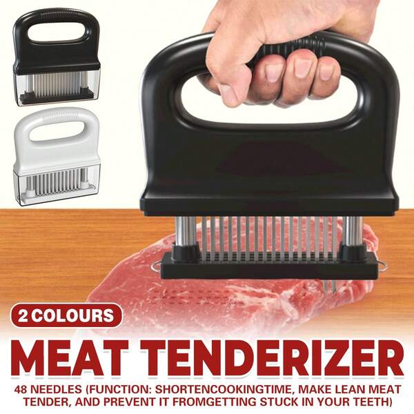 Aimall Stainless Steel Meat Tenderizer Needle Tendon Cutter Sharp Durable For Beef Pork