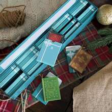 Christmas Party Supplies - Small Book-shaped Christmas Advent Calendar - View 5