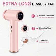 4-In-1 Electric Facial Cleansing Brush, 5 Speeds, Waterproof Exfoliating Massage Cleansing Device, 2000mAh Battery - Multicolor - View 11