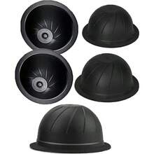 5-Piece Reusable Coffee Pod Refillable Coffee Capsule With Refills (150ml, 5 Pcs) - Black - View 1