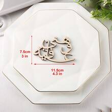 5 szt. Dekoracje na znaki, karty miejsc na festiwal, dekoracje, wycinane laserowo nakrycie stołu