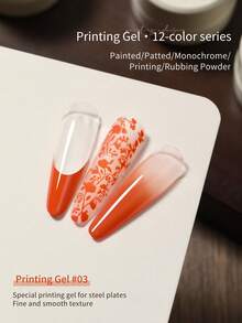 annies 5g New Stamping Polish Wash Free Color Transfer Printing Gel Printing Glue High Saturation Nail Varnish Nail Salon Dedicated - 彩色 - 查看 7