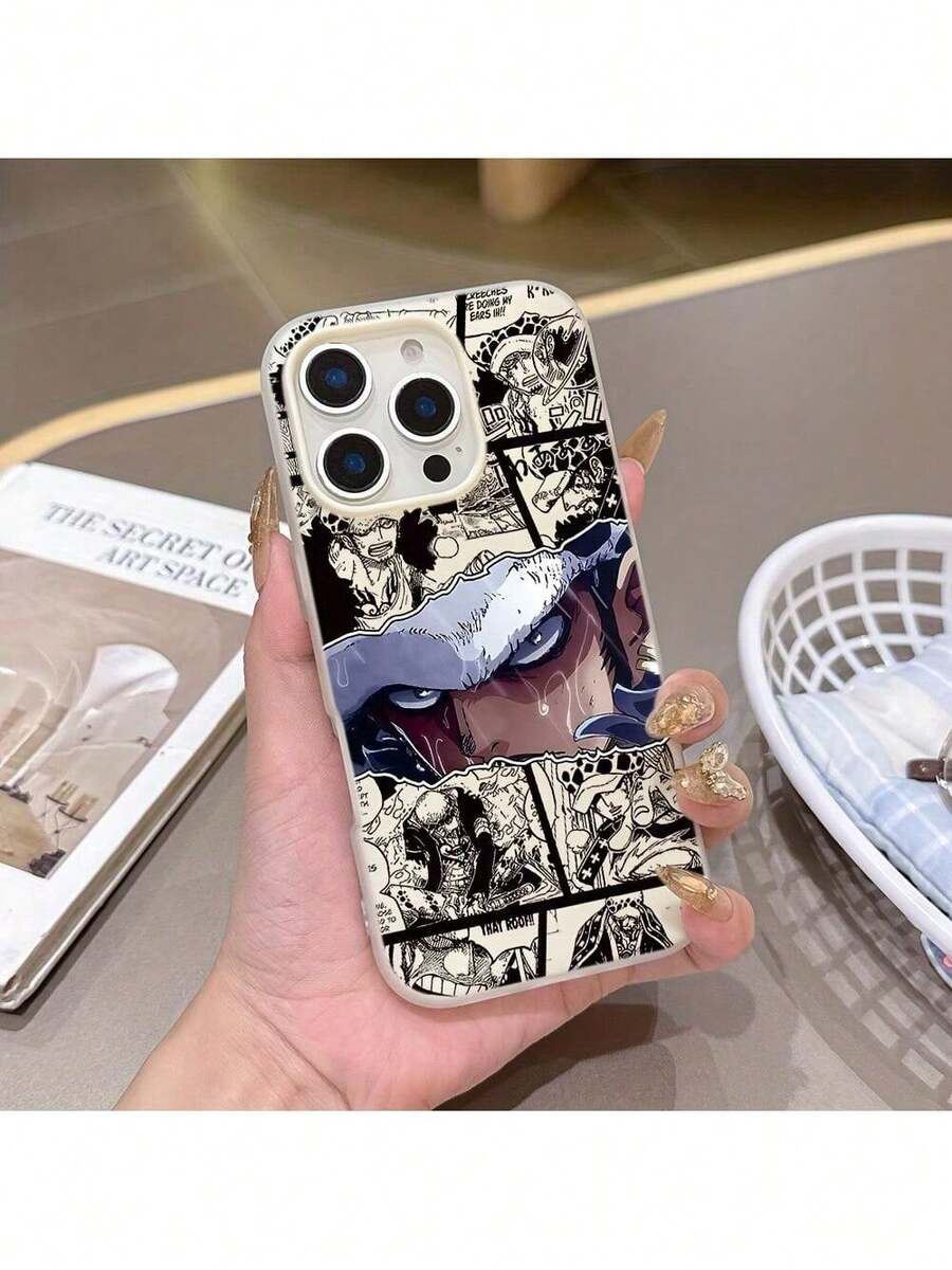 Heiße Anime Neue Trafalgar Law Coole Handyhülle Geeignet für iPhone 17 16e 16 15 14 13 12 11 Pro Max Air XR XS X 7 8 Plus Weiche TPU Matte Doppel-Schicht Rückseite, Geräte Zubehör, Trafalgar Law Hülle, Matte Handyhülle, Coole Grafik Hülle, Weiche TPU