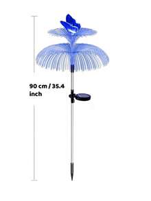 1 Dây đèn LED năng lượng mặt trời, Đèn sứa năng lượng mặt trời 1/2/3/5 tầng trang trí sân vườn ngoài trời, đổi màu, nhiều màu, hoàn hảo cho sân hiên, sân, trang trí Giáng sinh, năm mới - Nhiều màu - Xem 8