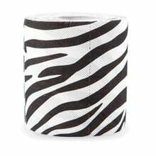 1 Stück kreative Toilettenpapierrolle mit Fälschung Euro-Banknote, Holzzellstoff-Toilettenpapier mit schwarz bedrucktem Design