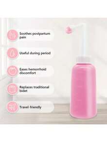 1 chai xịt vệ sinh cá nhân di động, chống rò rỉ, dung dịch vệ sinh phụ nữ cầm tay, kích thước nhỏ gọn, 350ml/500ml - Nhiều màu - Xem 4