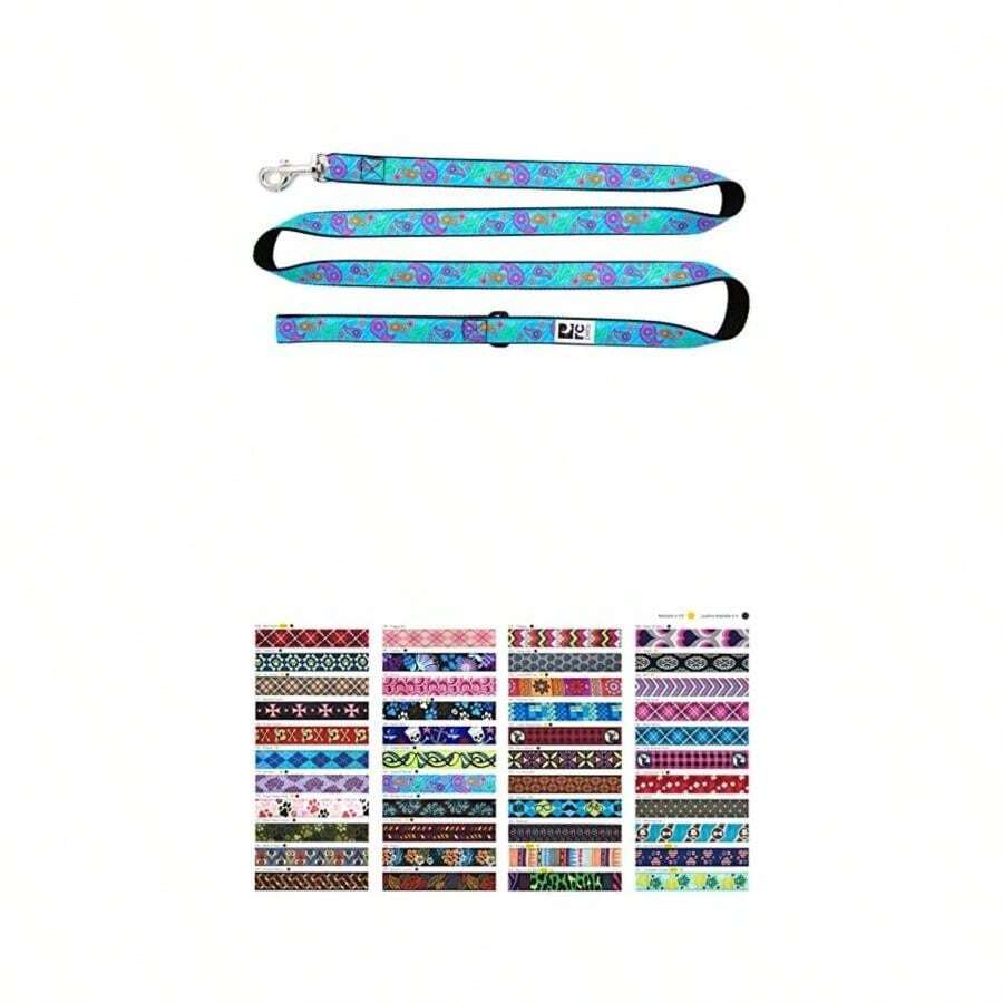 RC Pets - Correa para Perro de 1,27 cm x 1,82 m, Color marrón tartán(tropical cachemira 1 Count (Pack of 1)) - Tipo 1 - Ver 1