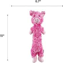 Outward Hound By Charming Pet Lil' Dudes Pig Plush Squeaky Dog Toy - Màu B - Xem 6