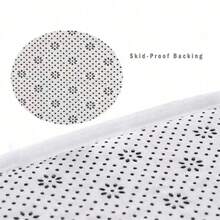 1/3pcs Bathroom Non-Slip Absorbent Mat, Soft Plush Flannel Polyester Rug, Suitable For Room, Garden, Patio, Bathroom, Kitchen, U-Shaped Toilet Mat, Vanity Absorbent Foot Mat, Home Bathroom Decor Carpet Kitchen Rug