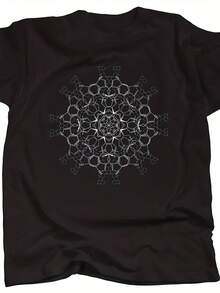 LYSERGIC STRUCTURE MANDALA 2 - T-Shirt - Style 9 - View 1