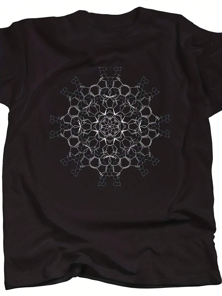 LYSERGIC STRUCTURE MANDALA 2 - T-Shirt - Style 9 - View 1