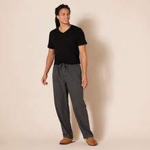 Essentials Men's Flannel Pajama Pant - Burdeos - Ver 5