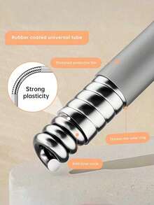 1 Giá đỡ vòi sen chịu lực cao, có thể điều chỉnh 360°, không cần khoan, kèm móc, giá đỡ vòi sen tự dính, phù hợp với phòng tắm lát gạch và đá cẩm thạch, lý tưởng cho gia đình và khách sạn, dễ lắp đặt, tiết kiệm không gian, giá đỡ vòi sen cầm tay gắn tường, phụ kiện phòng tắm - Nhiều màu - Xem 9