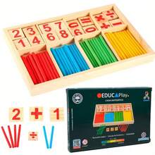 CAIXA MATEMATICA EM MADEIRA EDUCAPLAY - MULTI - Visão 1