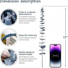 Konservierte Eukalyptuszweige, DIY Blumenarrangement, Dekoration für Zuhause, Hochzeitstag