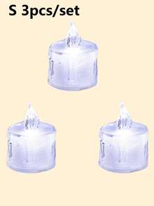 1/3/12/24 piezas Luces de vela electrónica blanca LED, luces de vela sin llama a pilas, velas decorativas adecuadas para boda, mesa de comedor, vacaciones, Navidad, fiesta de cumpleaños, Día de San Valentín - luz blanca - Ver 17