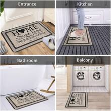 1pc 16"*24" 18"*30" Personalized Monogram Door Mats With Family Name Custom Welcome Door Mat For Front Door With Anti-Slip Backing Personalized Doormat With Initial For Home Entrance Made In USA, Perfect Gifts For Christmas New Year House Warming Home Decoration - Style-3 - View 5