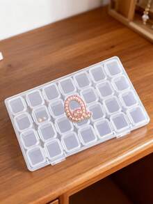 56个/28套迷你塑料收纳盒，带盖，透明盒，可用于整理珠子、耳环、戒指、美甲配件、手工用品、珠宝首饰，是母亲节/生日的绝佳礼物。 - 彩色 - 查看 12