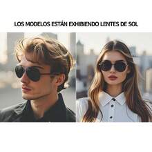 Lentes De Sol Polarizadas Para Hombre Caballero Tagiar Uv400 polarizadas con protección UV400, espejo, para hombres y mujeres, ideales para pesca, conducción, verano, playa y viajes - Negro - Ver 4