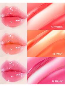 HOLIKA HOLIKA Heart Crush Nude 亮泽唇釉 #13 橘色，轻盈水润配方，打造水润光泽妆效，丰盈滋润双唇，显色度高，色彩鲜艳，蕴含保湿成分，适合日常使用 | 韩妆 | 3克/0.1盎司 - #13 TANGY - 查看 2