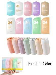 7 件套 - 一次性女士条纹三角裤，独立包装抗菌旅行三角裤，无菌旅行三角裤，女士一次性三角裤，柔软亲肤，免洗，色彩鲜艳的一次性内衣配件，非常适合旅行、休闲、商务旅行和休闲活动。