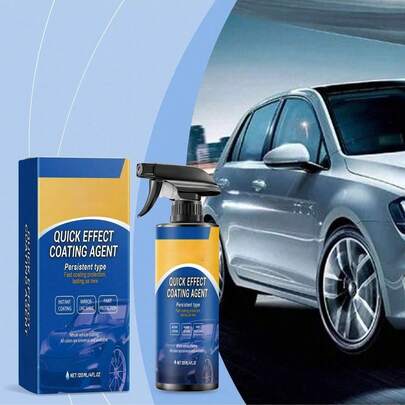 Spray de recubrimiento para automóviles, renovador de cuidado del automóvil, spray de reparación y encerado de pintura, sellador de recubrimiento