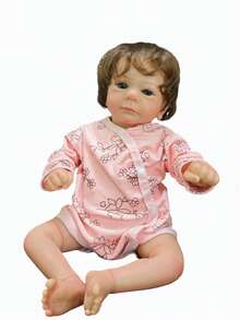 16 Inch Reborn Doll - 40cm Soft Cloth Body Newborn Realistic Doll - Birthday/Christmas Gift For Children 3+ Years Old