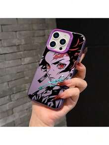 Anime D-Demons Slayers Cool Phone Case Compatible With IPhone 16, 15, 14, 13, 12, 11 Pro Max, X, XR, XS Max, 8, 7 Plus, With Shockproof Matte Back.
