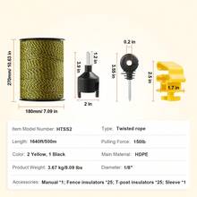 Outdoor Power Tools & Accessories - Cuerda Trenzada De 6 Hilos De 500 M - View 7