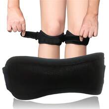 2 قطعة وسادة ركبة لشريط الركبة، دعم وإغاثة آلام الركبة للتنزه والكرة الطائرة والكرة السلة والجري والقفز والتنس والتهاب الأوتار والكرة الطائرة والنزول