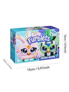 Hasbro Furby Furblets Fierce & Fabulou2 Packsck, Greenie-Meanie & May-May With 45 Sounds Each, Electronic Plush Toys For Girls & Boys 6 Years & Up - G1338 - View 12