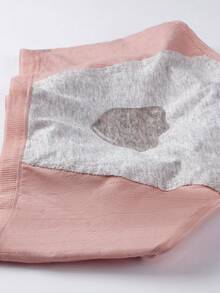 4条装腰包棉质低腰生理裤，女士中腰保暖防漏生理裤，青少年口袋女士三角裤 - 彩色 - 查看 2