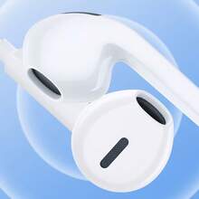 Type C Wired Earphones, 3.5mm Jack Round Plug, USB C Earbuds,Headphones Electronic Calls & Music Bass Stereo In-Ear Headphones Headset Compatible With Ipad/Pc