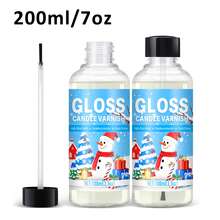 100ml/200ml Candle Varnish, Christmas Decoration Gloss Varnish, Long-Lasting Protection, Suitable For Paraffin Wax, Soy Wax, Beeswax And Other Handmade DIY Production - Beige - View 8