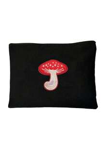 Black Portable Cosmetic Bag With Autumn-Style Towel Embroidery,Letters A-Z,Versatile And Stylish Black Toilet Travel Bag, Women's Portable Makeup Storage Bag,Simple Zipper Beauty Bag,Cosmetic Bag For Small Items Storage, Multifunctional Storage Bag,Christmas Gifts,Pouch,Travel,Gifts For Women,Women's Necessaire,Travel Essential,Pouch,Clutch / Small Handbag,Necessaire,Makeup Organizer,Makeup Organize,Pouch,Brush Holder,Mini Pouch,Large Capacity Pouch,Gifts For Women,Christmas Gifts,Gift Ideas For Women