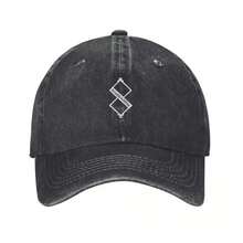 Blasphemy 8-Shaped Symbol Culpa Baseball Cap Beach Role Play - 天然 - 查看 3