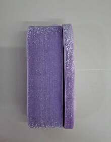 Sponged Velvet Ribbon Kit With Glitter - Lila - Ver 2