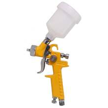 3 Nozzle Sizes HVLP Detail Paint Spray Gun Kit 0.5mm, 125cc Cup - Ideal For Automotive Undercoating, Furniture And Wall Painting - Multicolor - View 7