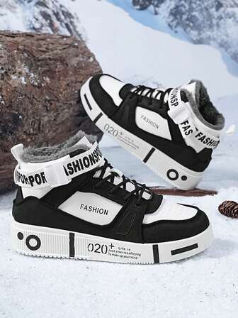 Vinter Nya Mellanstora Andningsbara Läderskor Casual Sneakers För Tonåringar