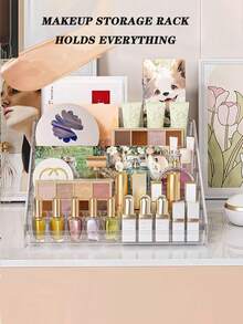 美甲工具 指甲油展示架 指甲油收纳盒 美甲沙龙 眼影化妆品桌面收纳架 - 彩色 - 查看 9