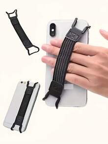 Portable Phone One-Handed Operation With Anti-Slip Strap And Shoulder Strap Magic Tool To Relieve Finger Soreness - Suitable For 5.2-7.5-Inch Smartphones