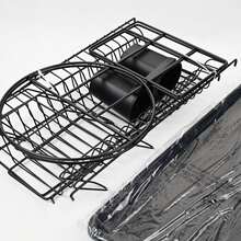 A Kitchen Countertop White And Black Single-Layer Plate Rack Drain Bowl Rack Multi-Function Tableware Storage Rack Bowl Rack Storage Rack - All Black Double-layer Dish Rack - View 5