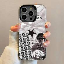 Funda de teléfono H-HaRRy Music Styles para 17,16,15,14,13,12,11,Pro,Max,Plus, anti-caída, negro mate, parachoques duro - z8 - Ver 4